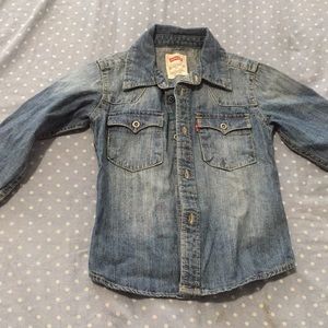 Denim Collared Shirt